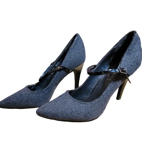 Dana Buchman- Gray heels- size 9 - Picture 1 of 9